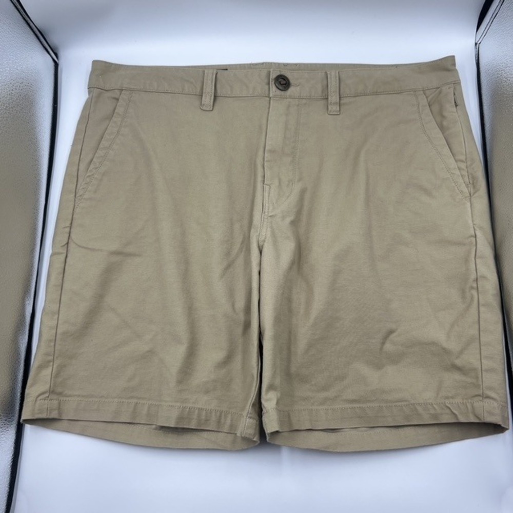 Roark Artifacts of Adventure Mens Khaki Chino Shorts with Side Pocket Size 36